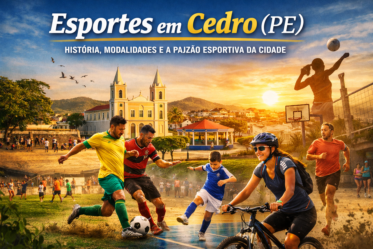 Esportes em Cedro (PE): história, modalidades e a paixão esportiva da cidade