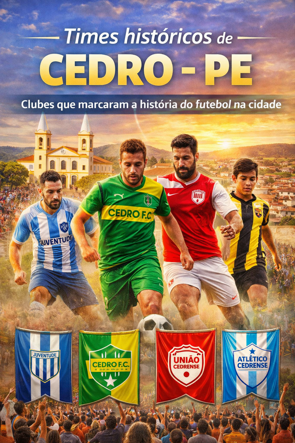Times históricos de Cedro (PE): clubes que marcaram a história do futebol na cidade