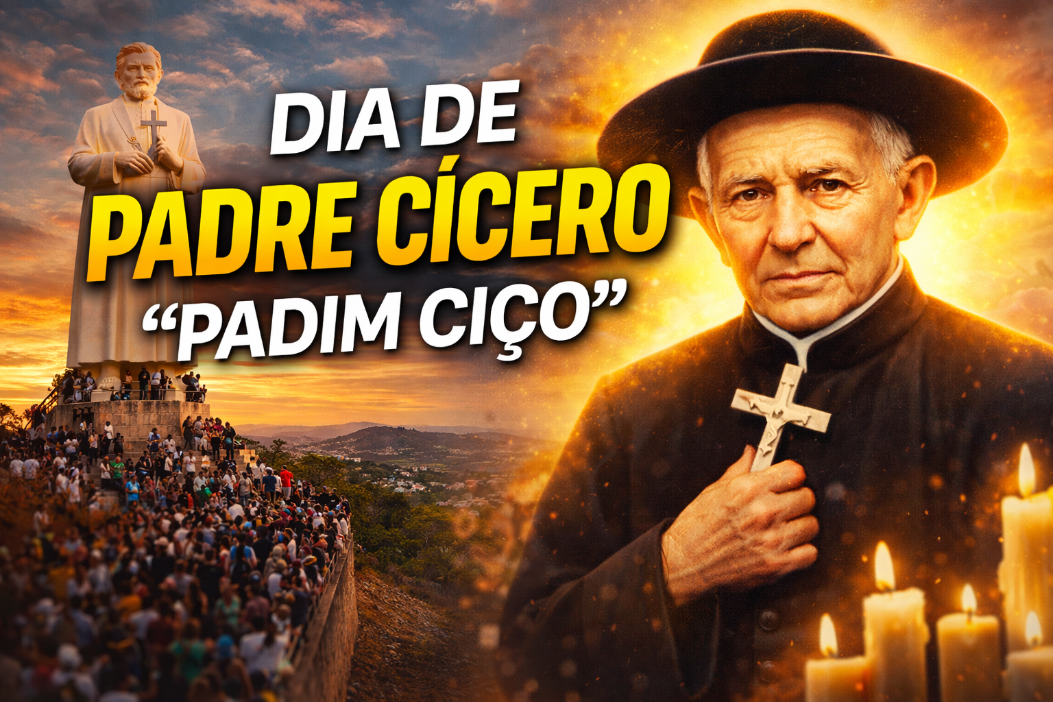 Dia de Padre Cícero: história, fé e devoção ao “Padim Ciço” que marcou o Nordeste brasileiro