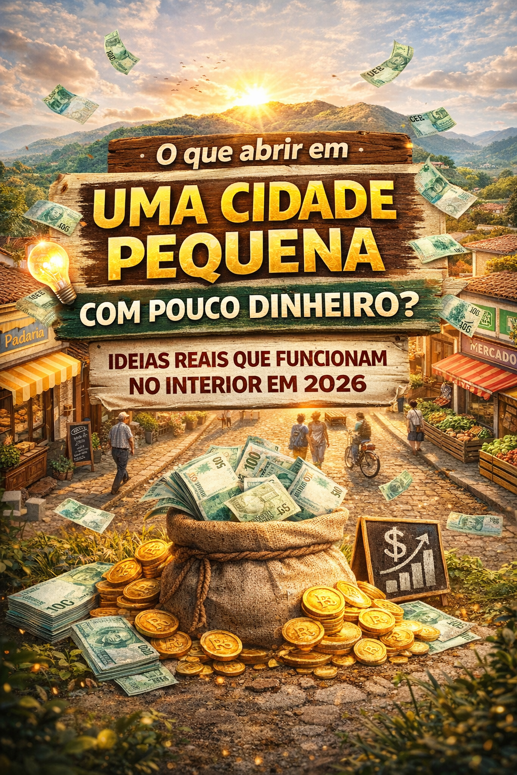 O que abrir em uma cidade pequena com pouco dinheiro? Ideias reais que funcionam no interior em 2026