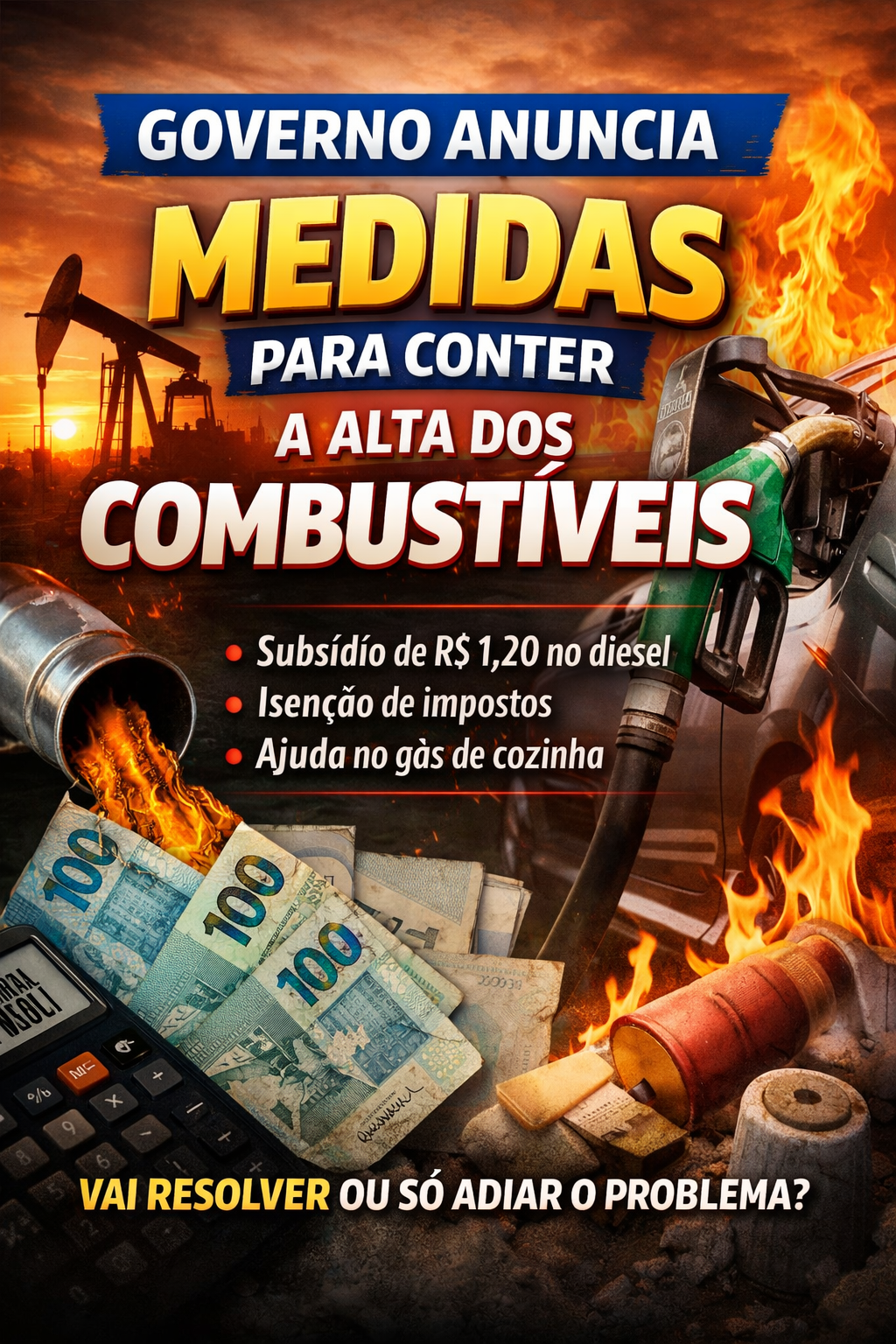 ⛽ Governo anuncia medidas para conter alta dos combustíveis: o que muda e como isso pode afetar o seu bolso